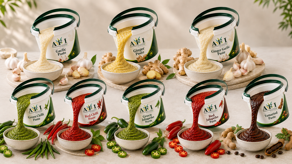 AFI's full culinary paste range