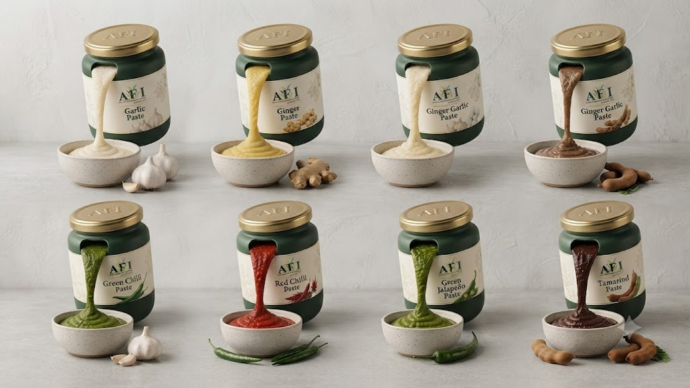 AFI certified culinary paste range