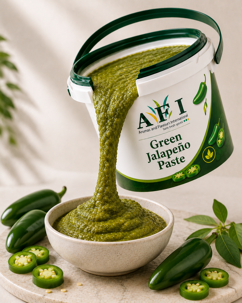Green Jalapeño Paste — private label jalapeno paste India OEM