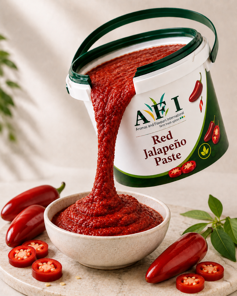 Red Jalapeño Paste, private label red jalapeno paste India OEM