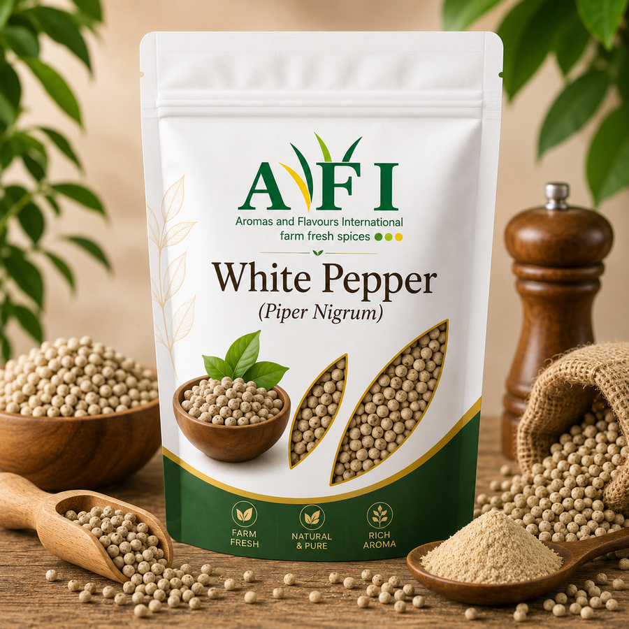 AFI White Pepper, Piper Nigrum