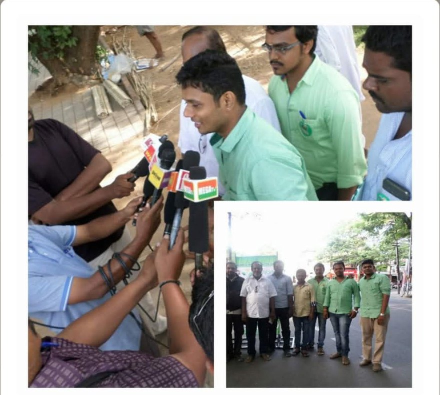 Newspaper and television coverage of the world record awareness talk