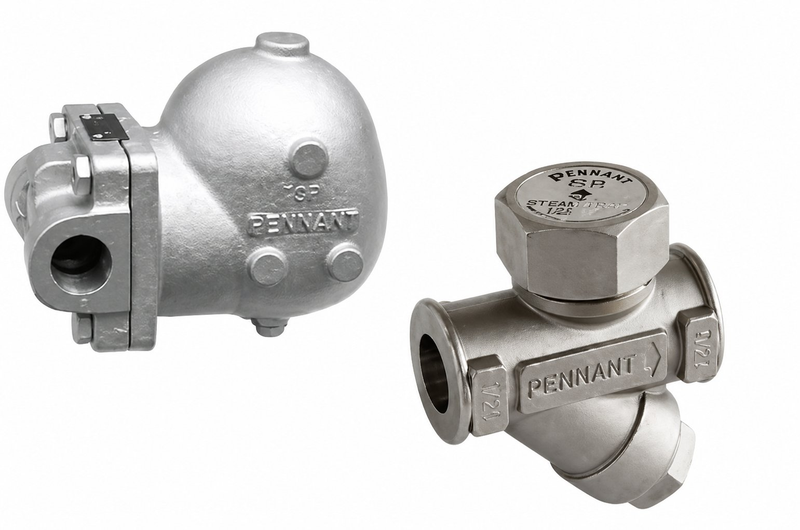 Pennant Ball Float and Thermodynamic Steam Traps