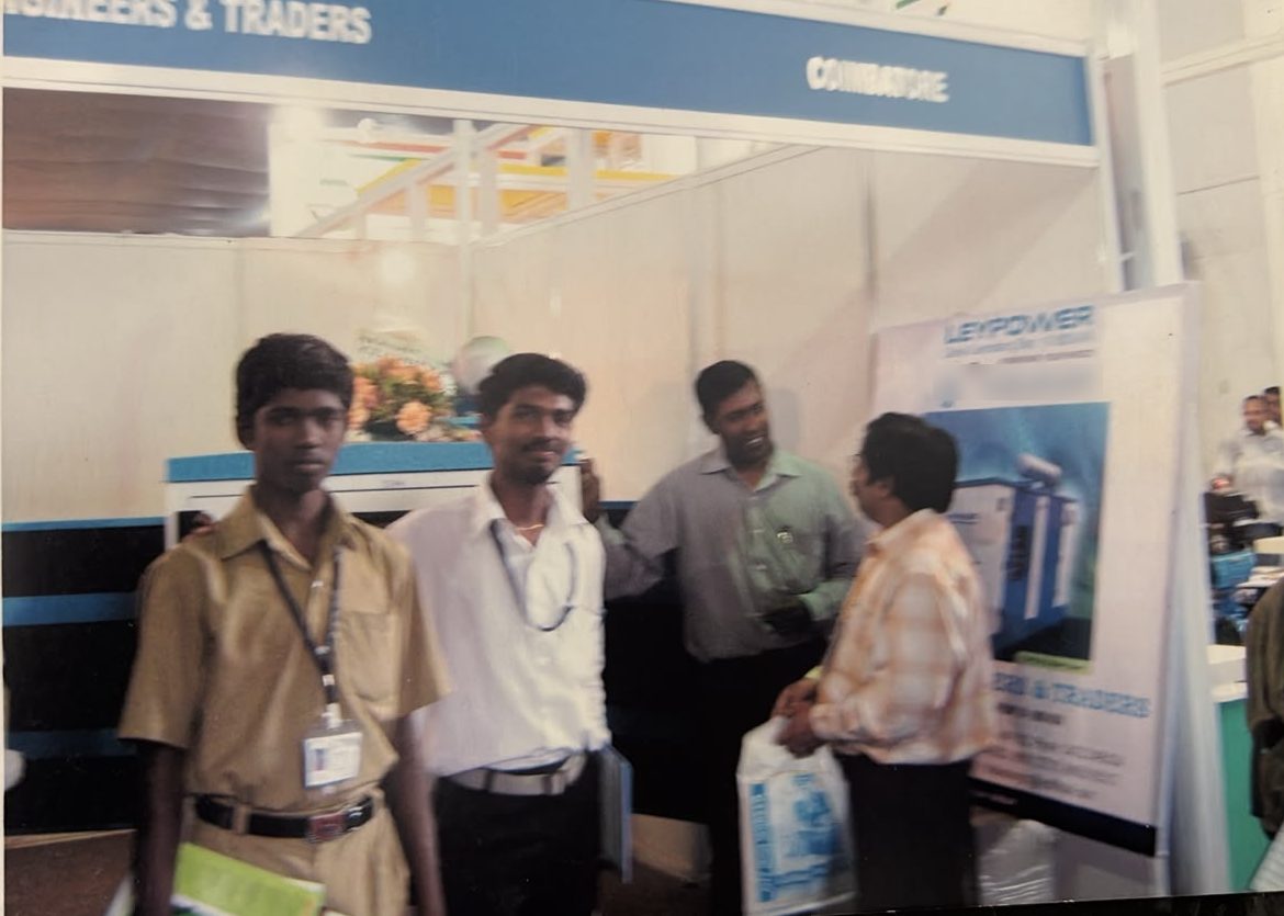 CODISSIA INTEC 2008 with Mr. Mahesh Pattapatti and Antony Lobo, Head LEYPOWER power solutions business