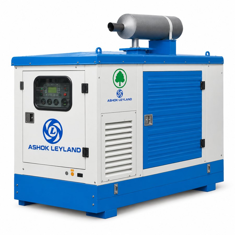 Genset with side door