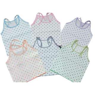 100 % Cotton Voile - Unisex Newborn  Jabla Top With Shoulder Knot  (PACK OF 3)