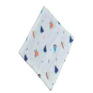 100 % Cotton Wash Cloth - 6 Layer Muslin Fabric For Babies(PACK OF 3)