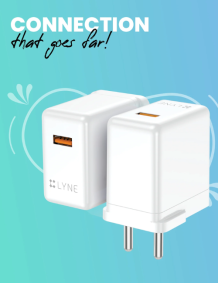 LYNE by U&amp;I Chamber 2  30W Output, Smart Chip, With 65W Cable