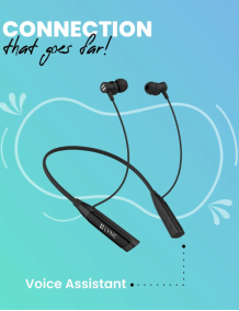 LYNE Rover 6 24 Hours Music Time Bluetooth Neckband with Magnetic Earbuds 