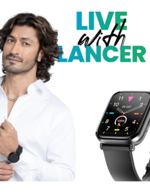 LYNE Lancer 5 Smart Watch 1.69" HD Screen, Bluetooth Calling &amp; IP68 Water Resistance