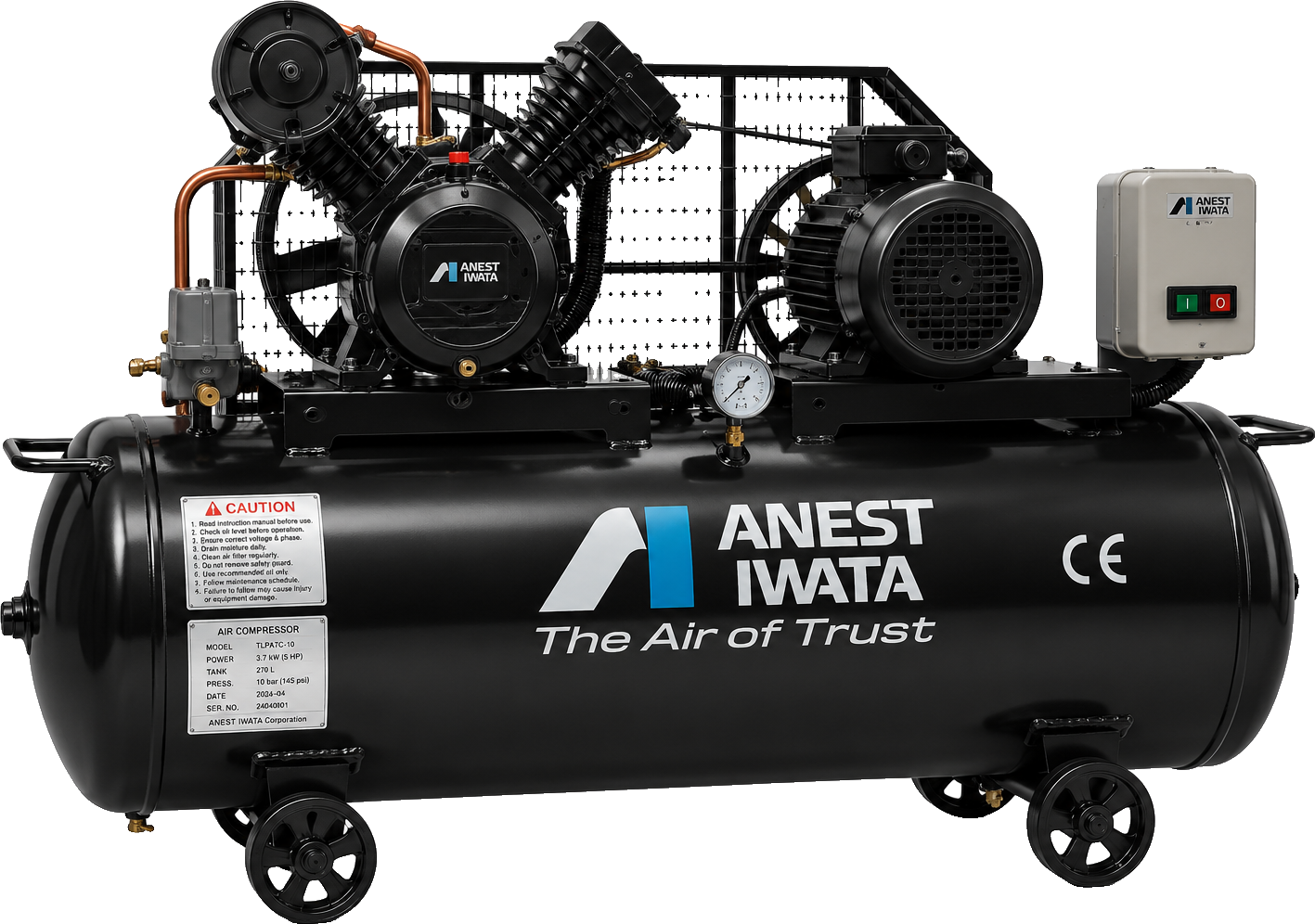 ANEST IWATA Lubricated Air Compressor: Authorised Distributor